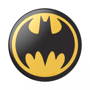 Держатель PopSocket для смартфонов — Popsockets Batman Logo (черный/желтый)