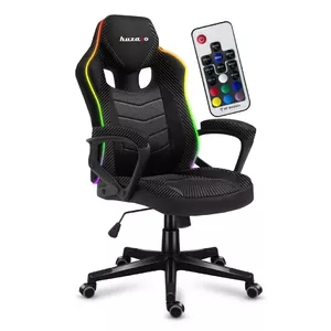 Spēļu krēsls huzaro Force 2.5 RGB Mesh — elpojoša sieta sēdvieta, RGB apgaismojums, regulējama augstums, slīdināms, 130 kg