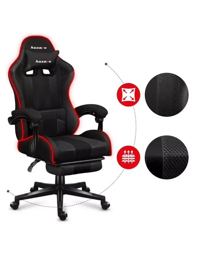 Игровое кресло huzaro FORCE 4.7 RGB Mesh Photo 10