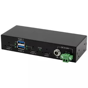 EXSYS EX-11295HMS USB 3.2 Gen 2 Хаб Type-B 10000 Mbit/s Черный