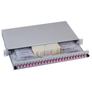 EFB Elektronik Сплайс-бокс LC 50/125µ OM4 расширяемый Серый Металл 483x244x44.5мм