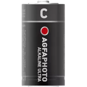 AGFA щелочная одноразовая батарейка C 1.5 В — комплект 2 шт., 50 мм