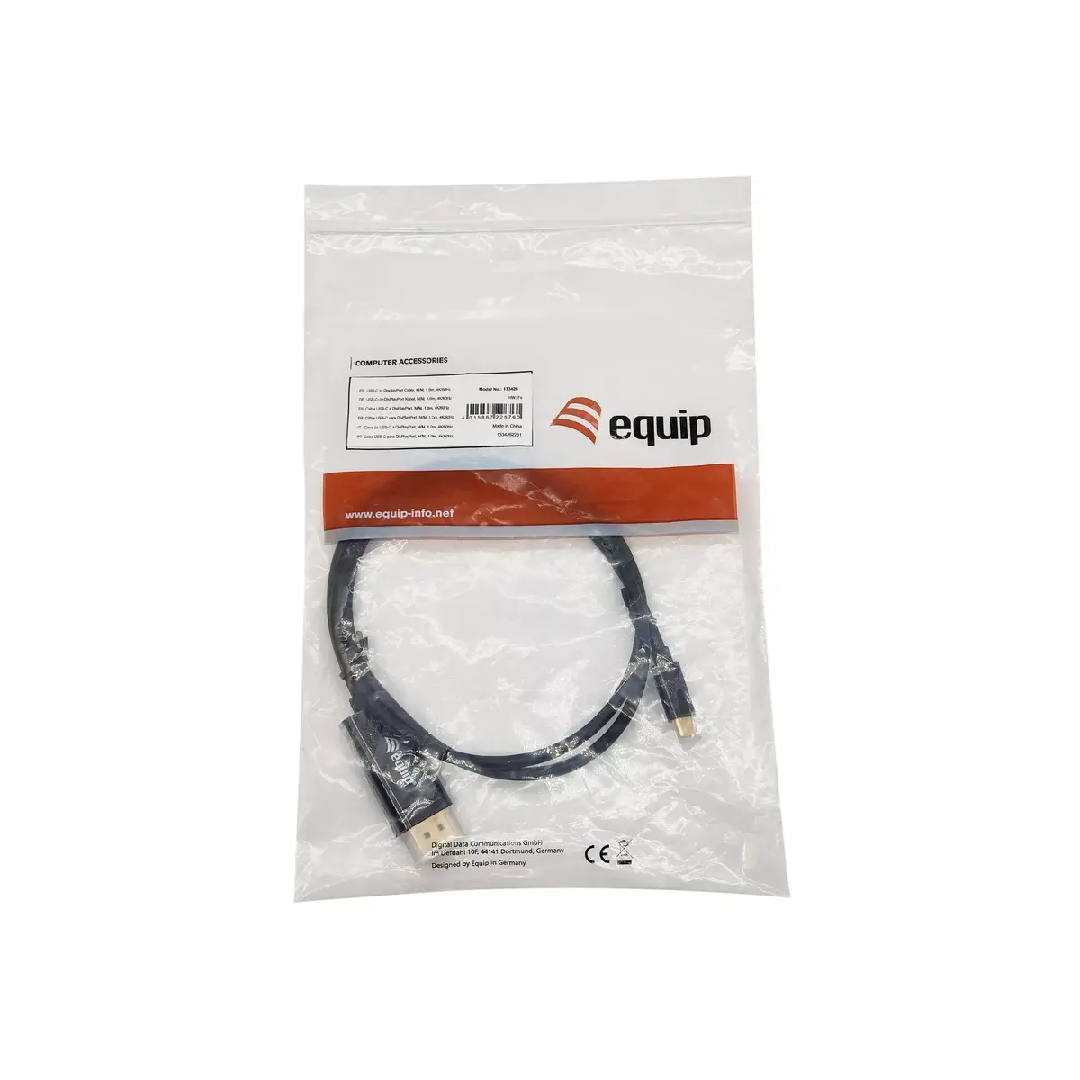 USB-C to DisplayPort Cable Equip 1.0m 4K/60Hz Photo 4