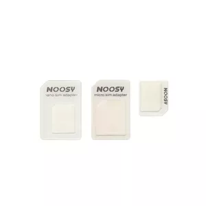 Noosy 3in1 SIM Kartes adapteris - visu veidu no - Nano - Micro - Standart SIM (Blister)