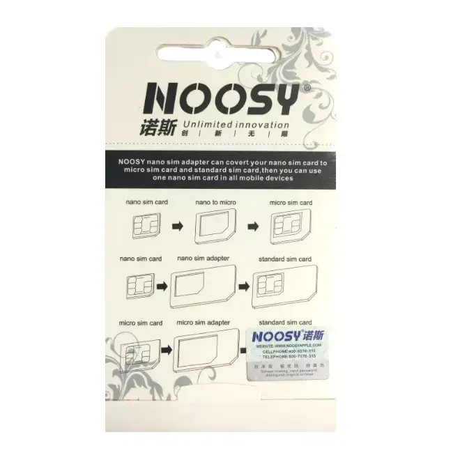 Набор адаптеров SIM noosy NOOSY-SIM-AD-3in1 Photo 3