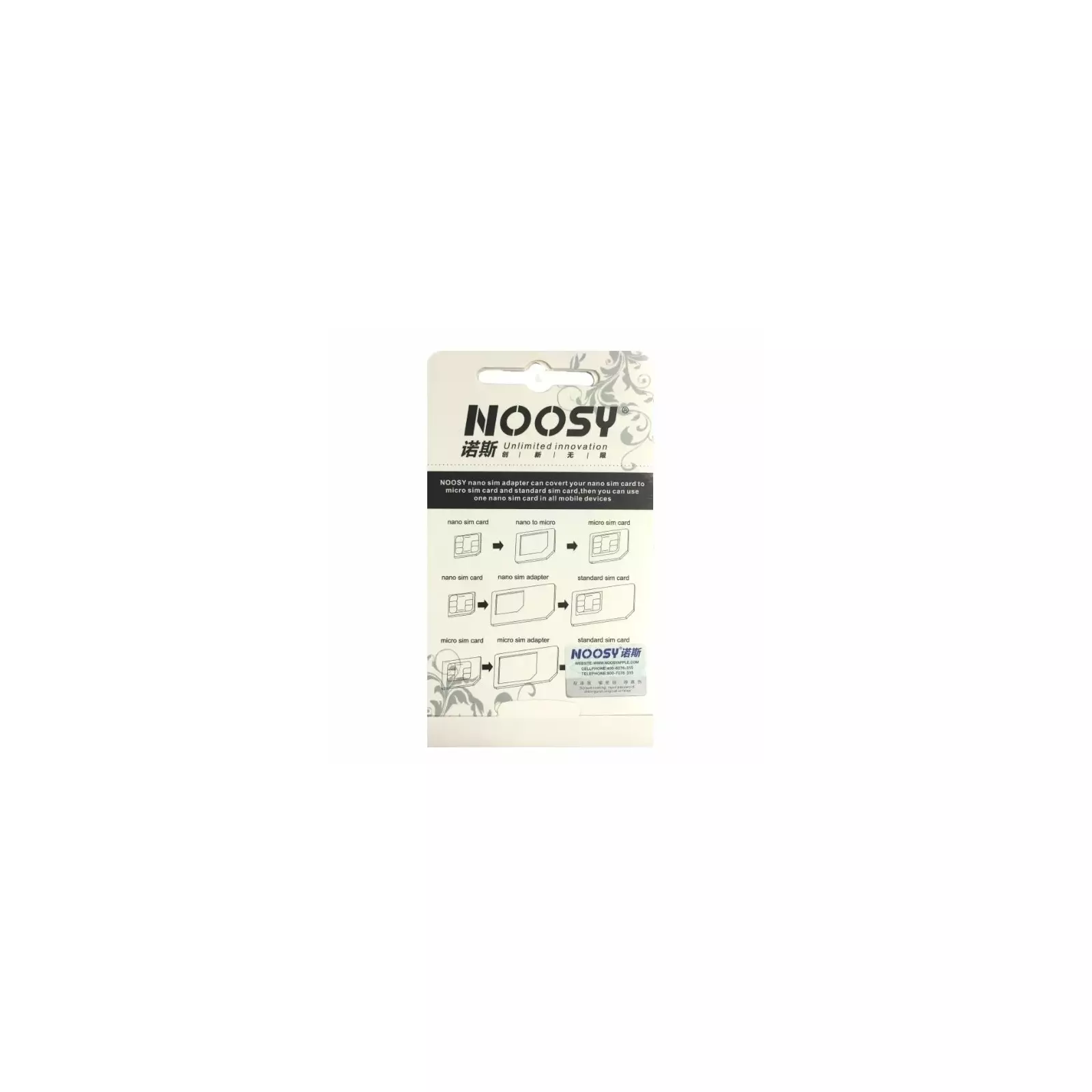 noosy NOOSY-SIM-AD-3in1/BK Photo 3