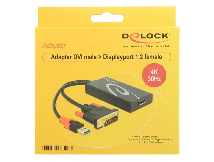 Kabelis DVI 24+1 + USB-A/Displayport 20p DeLOCK Photo 2
