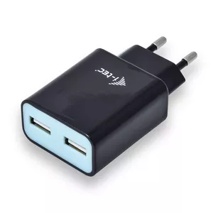 i-tec CHARGER2A4B mobile device charger Mobile phone Black AC Indoor