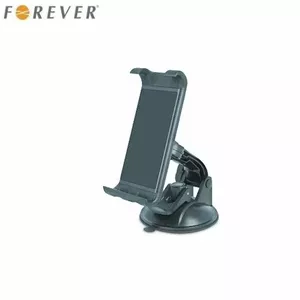 Universal Car Holder forever TSH-100 for Phone or Tablet, Adjustable 20–195 mm, 10 cm Window/Panel Mount, Black