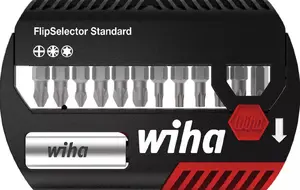 Wiha 39060 Набор бит FlipSelector 15 предметов Phillips Pozidriv TORX
