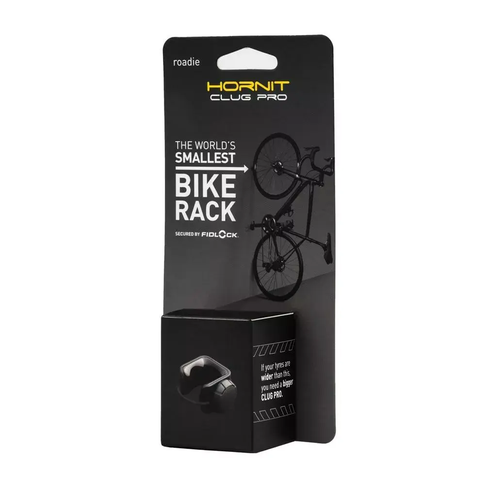 HORNIT CLUG PRO Roadie S Black Bicycle Wall Mount Photo 3