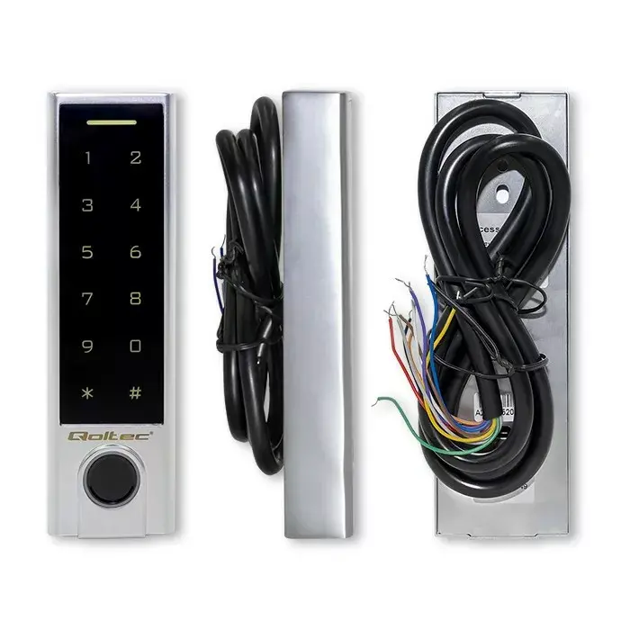 Code lock QOLTEC 52448 with fingerprint and RFID Photo 3