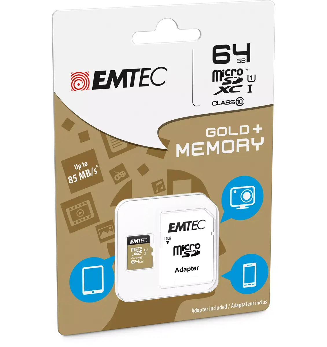 Флеш-память Emtec 64GB ECMSDM64GXC10GP Photo 2