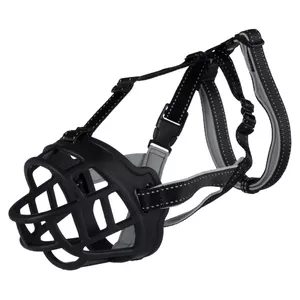 Basket Muzzle Trixie TRIXIE 17612 for Dogs and Cats, Size M, Snout Circumference up to 24 cm, Head Strap 21 cm