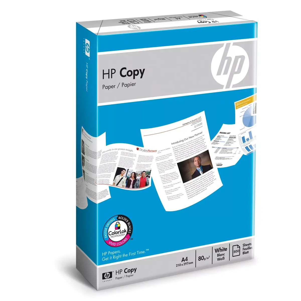 HP A4 kopēšanas papīrs 80 g/m² 500 loksnes Photo 2