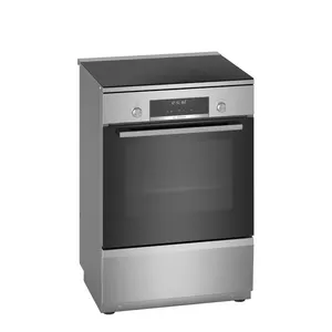 Bosch Cooker HLS79W351U Series 6 Hob type Induction, Oven type Electric, Stainless Steel, Width 60 cm, Grilling, LCD, 63 L, Depth 60 cm