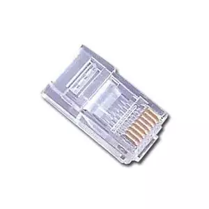 Gembird PLUG3UP6 / 10 wire connector RJ45, 8P8C Transparent