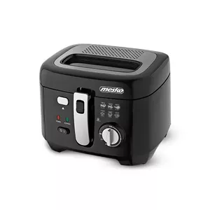 Фритюрница Mesko Home MS 4908 Однофазная 2.5 Л 1800 В Черная Серая
