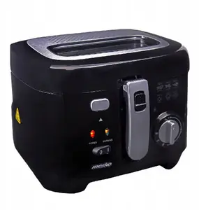 Фритюрница Mesko Home MS 4908 Однофазная 2.5 Л 1800 В Черная Серая