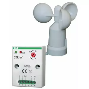 Датчик ветра FF STR-W, наружный, 1Z контакт, 100–265V AC, IP65