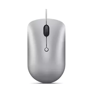 Проводная оптическая амбидекстрная мышь Lenovo 540 USB Type-C, 3 режима DPI, серый, 4 кнопки, кабель 1.8 м