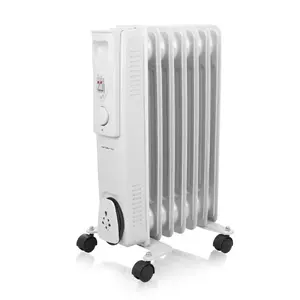 Oil radiator Emerio HO-124421 1500W White, portable electric heater with thermostat