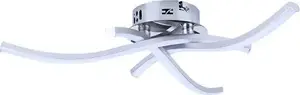 Ceiling light ECpower ZD77A chromed LED 105 diodes 16W