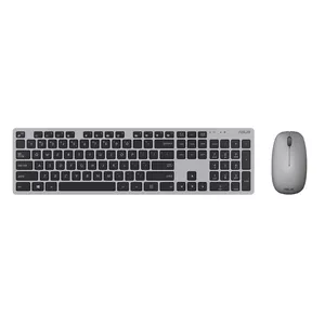 Wireless Full‑Size Keyboard with Mouse ASUS W5000 — RF Wireless, Grey