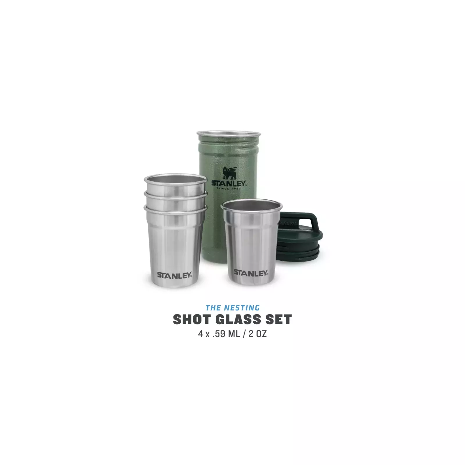 Purchase the Stanley Shot Glass Adventure Set 4 x 59 ml black by