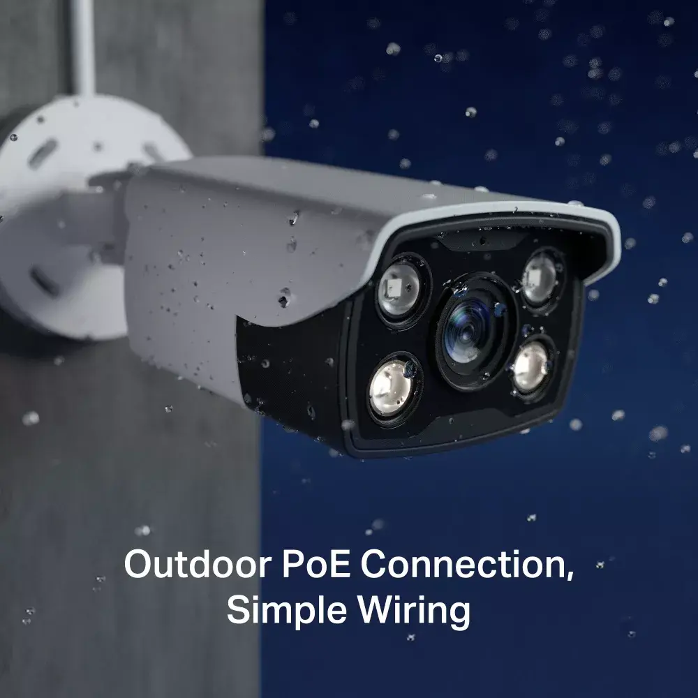 IP drošības kamera TP-Link VIGI 4MP Outdoor Full-Color Bullet Network Camera Photo 4