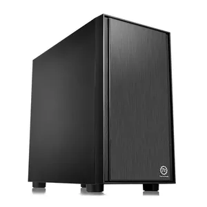 PC case THERMALTAKE Versa H17 Micro Tower — Micro-ATX/Mini-ITX, SPCC, 390×205×380 mm, 2×3.5" + 2×2.5", GPU up to 350 mm, CPU cooler height 155 mm