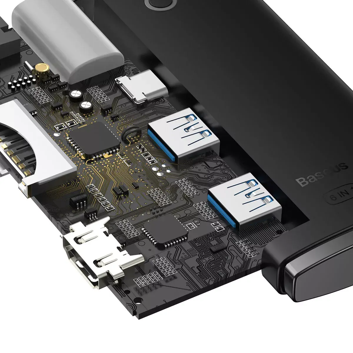 USB Type-C хаб Baseus WKQX050001 Photo 8