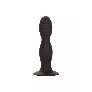 Dildo CALEXOTICS Ribbed Anal Stud Silicone Black