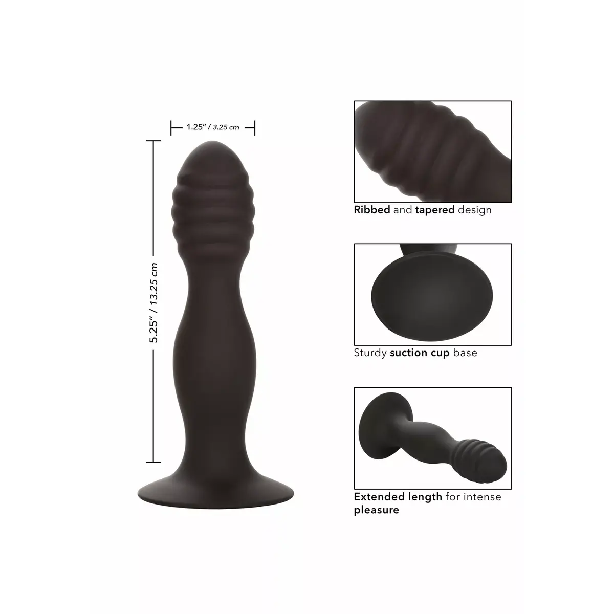 Dildo CALEXOTICS Ribbed Anal Stud Photo 3