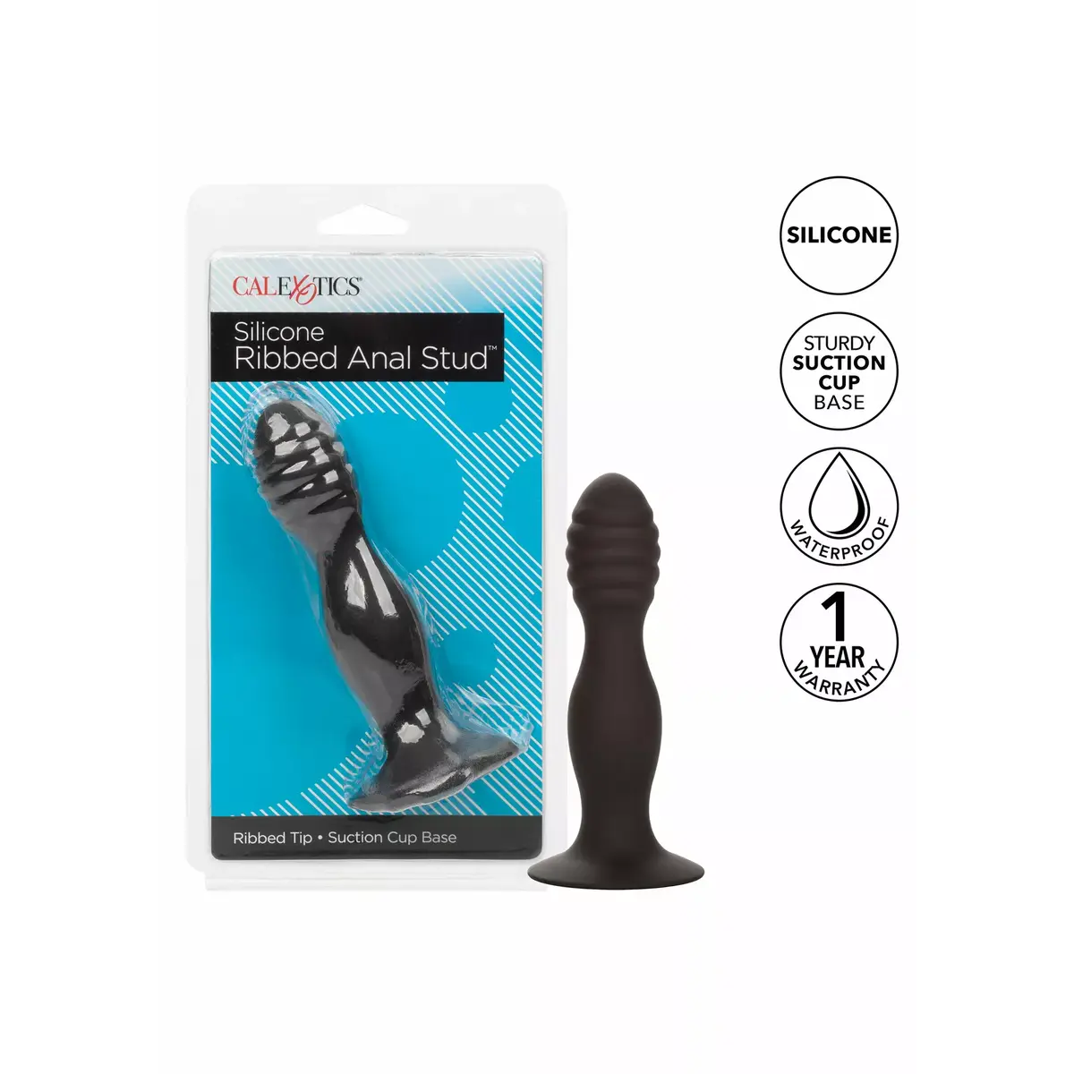 Dildo CALEXOTICS Ribbed Anal Stud Photo 4