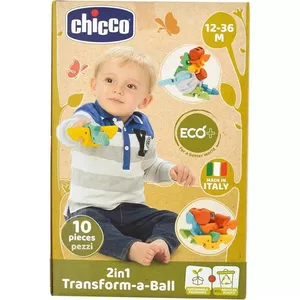 Детская игрушка CHICCO 2 in 1 Build a Ball-Eco – модульный набор для складывания и катания шариков