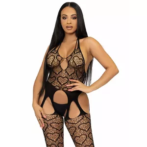 Bodystocking Leg Avenue One Size Black 86618