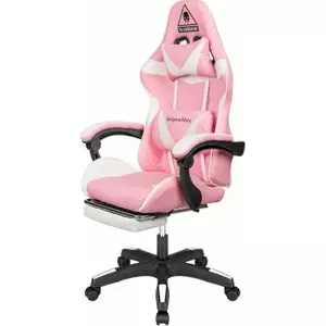 Gaming chair kruger & matz GX-150 — pink and white colorway