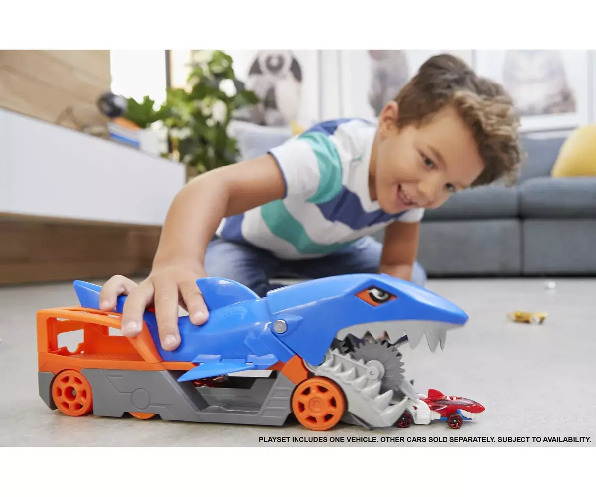 Transportlīdzekļu komplekts Hot Wheels City Shark Chomp Transporter Photo 7
