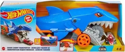 Transportlīdzekļu komplekts Hot Wheels City Shark Chomp Transporter Photo 12