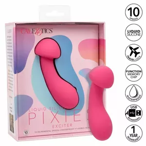 Silikona vibrators California Exotics PIXIES EXCITER PINK — kompakts, vairāki vibrācijas režīmi