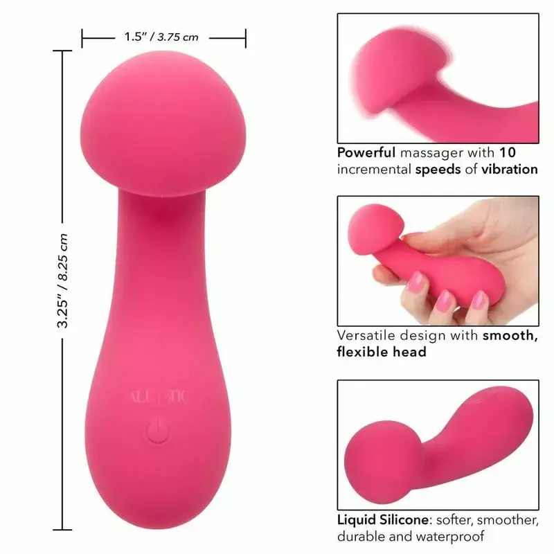 Силиконовый вибратор California Exotics PIXIES EXCITER PINK Photo 4