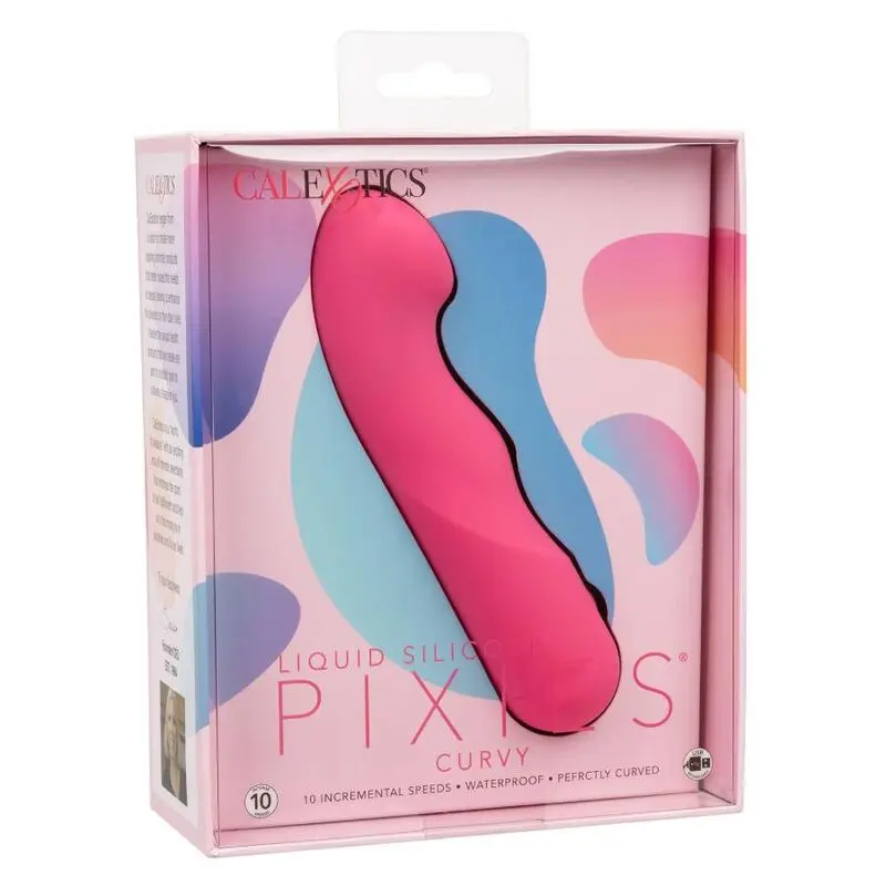 Вибратор CALEXOTICS PIXIES CURVY PINK Photo 22