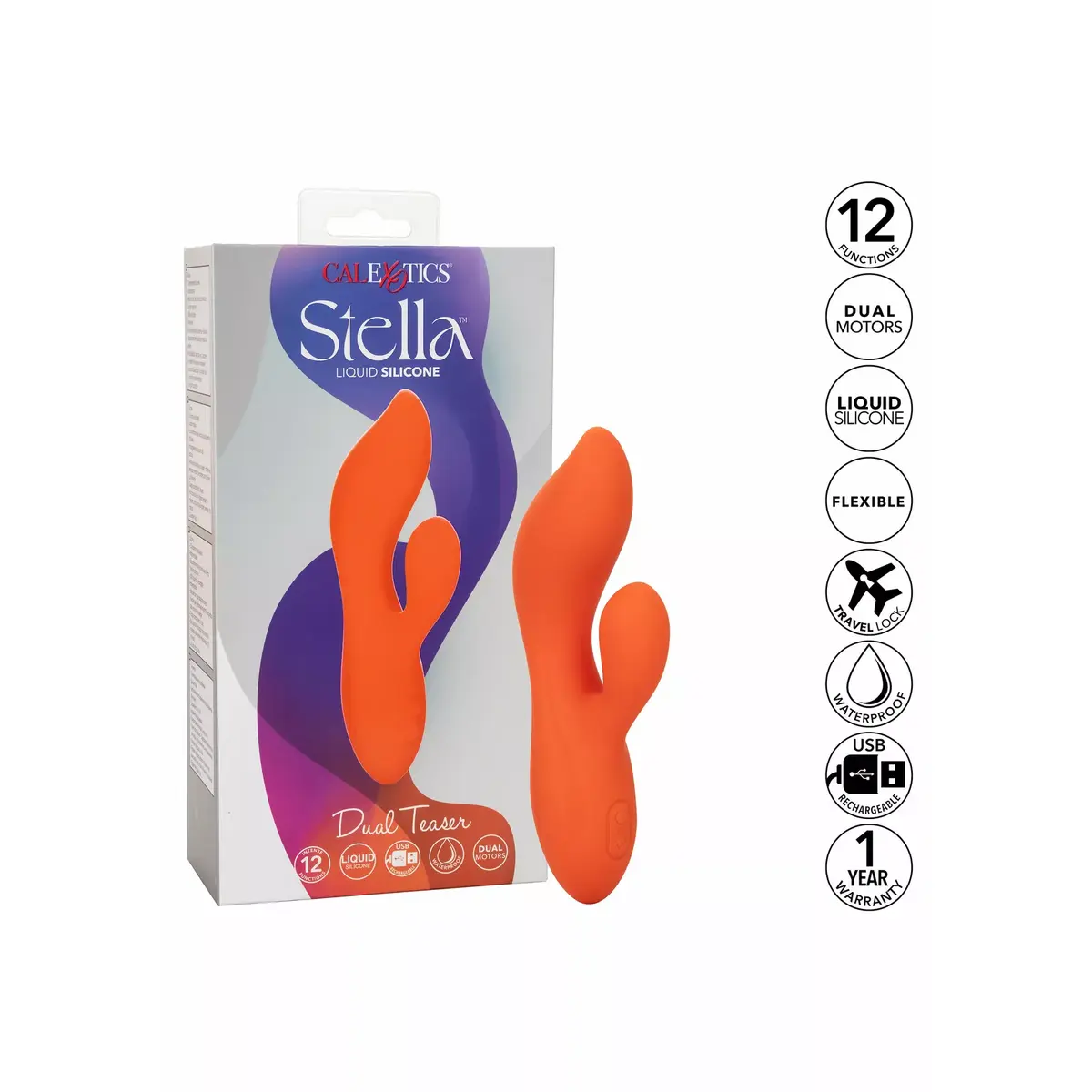 Вибратор CALEXOTICS Stella Dual Teaser Photo 4