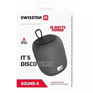 Swissten SOUND-X Bluetooth Portatīvs Bezvadu Skaļrunis USB / Micro SD / 15W / AUX