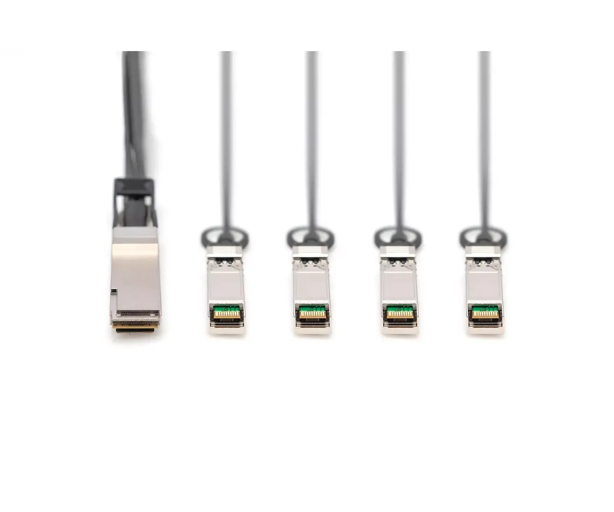 Tiešā pieslēguma kabelis Digitus 40G QSFP+ uz 4XSFP+ Photo 3