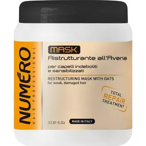 Atjaunojoša matu maska Numero NUMERO_Restructuring Mask With Oats 1000 ml