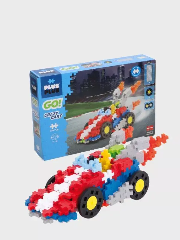 Plus-Plus Go! Crazy Cart komplekts — 240 d. Photo 2