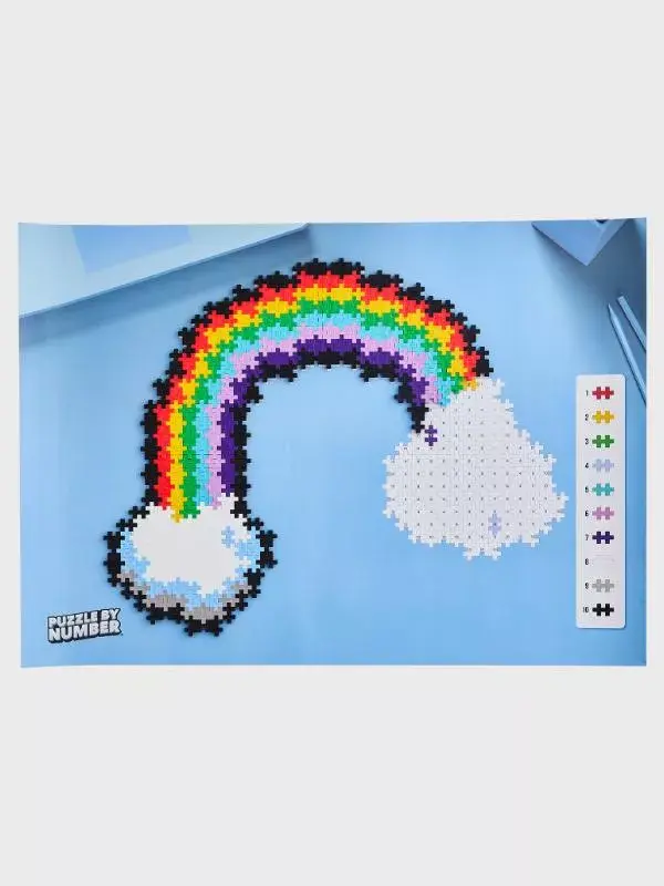 plus plus Rainbow Block puzzle — 500 pieces Photo 5