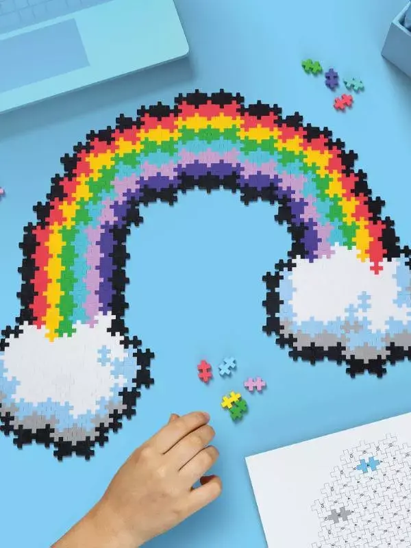plus plus Rainbow Block puzzle — 500 pieces Photo 7
